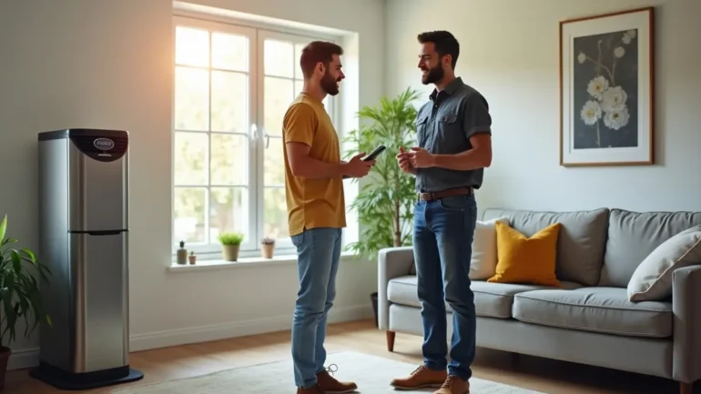 new homeowner ensuring comfort through professional hvac installation services