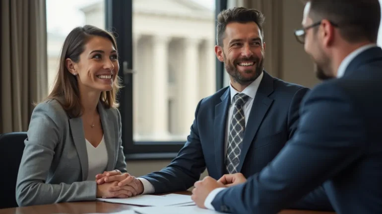 person using bail bond service for faster legal release process