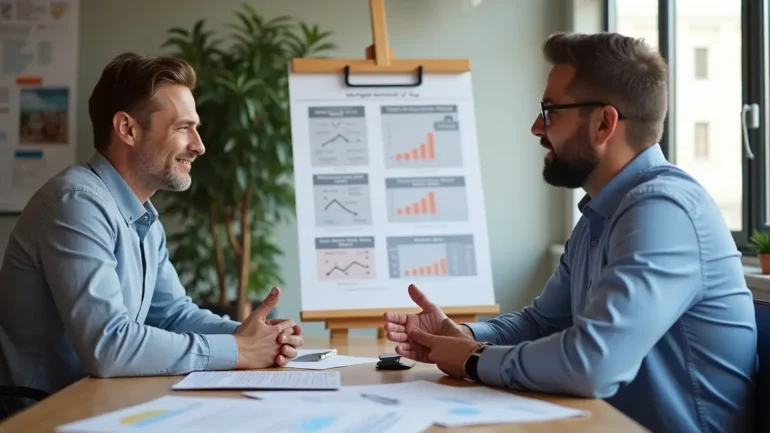 borrower learning common types of mortgage loans for home financing